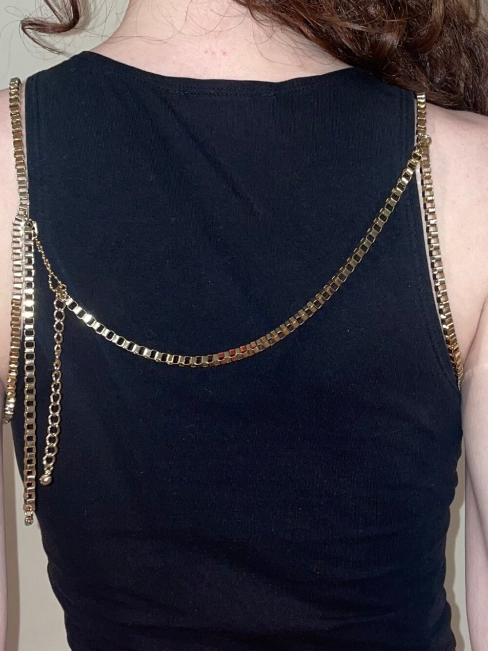 Gold Ribcage Chain Body Harness - Picture 2 of 3
